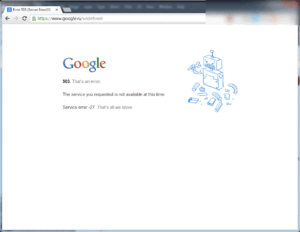 Images Google Error 503