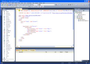 Рисунок 1. Пропали кнопки Design, split and code