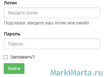 Рис.1. Пример вертикальной формы