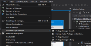 Execute Package Manager Console