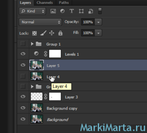 Photoshop layers