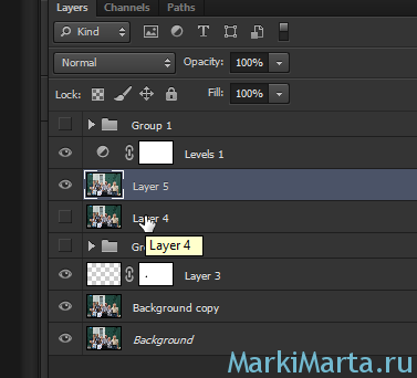 Photoshop layers